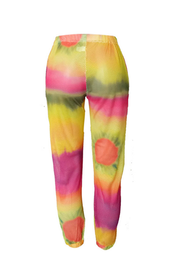 Lovely Casual Tie-dye Multicolor PantsLW | Fashion Online For Women ...