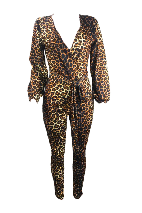 Lovely Trendy Leopard Printed One-piece JumpsuitLW | Fashion Online For ...