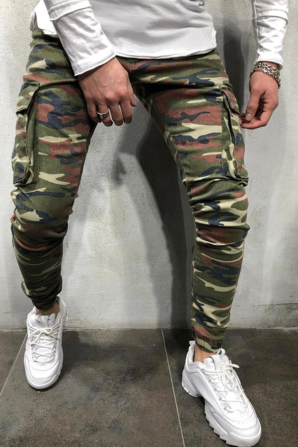 camo print jeans womens