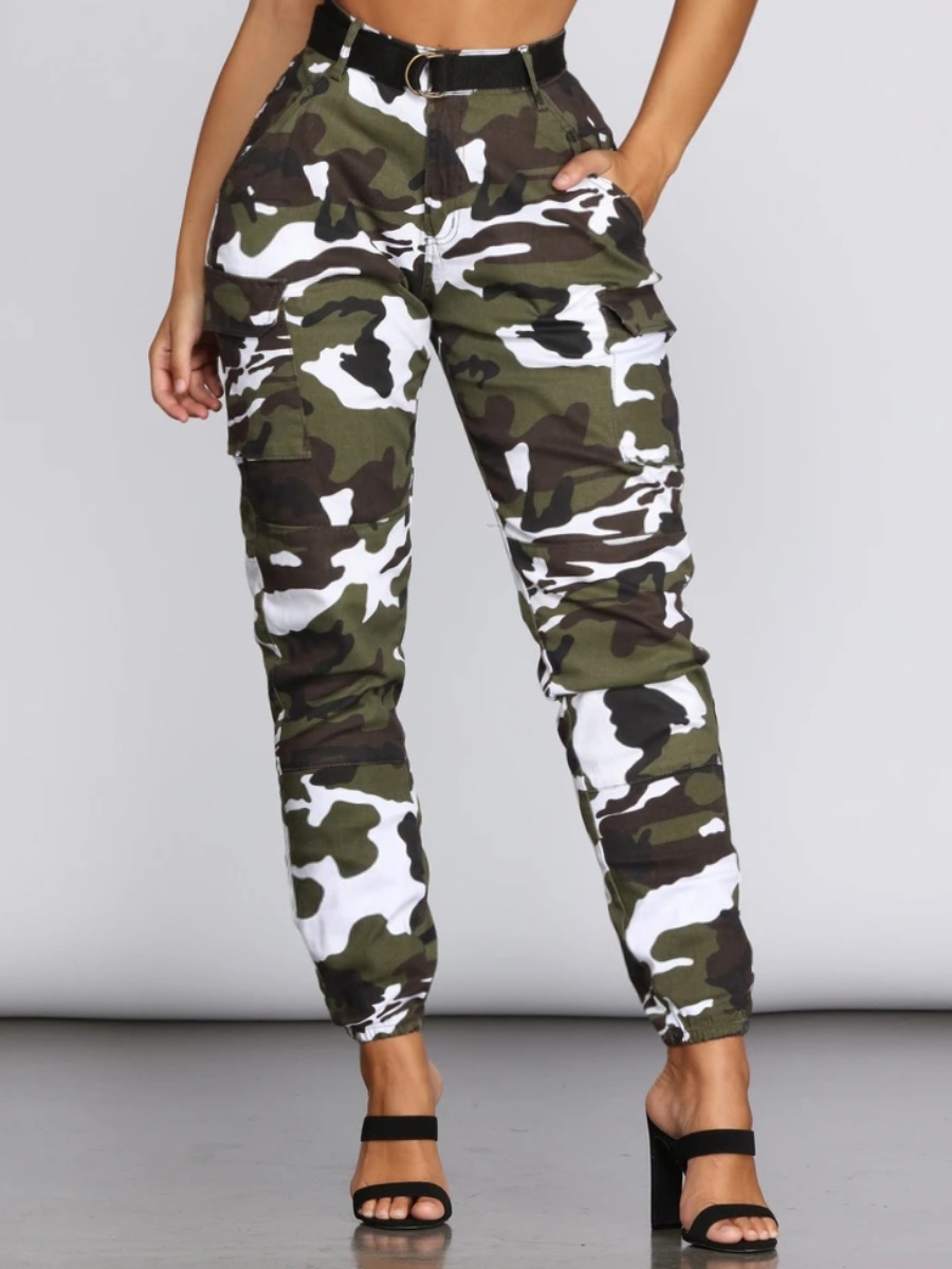 camo print jeans womens