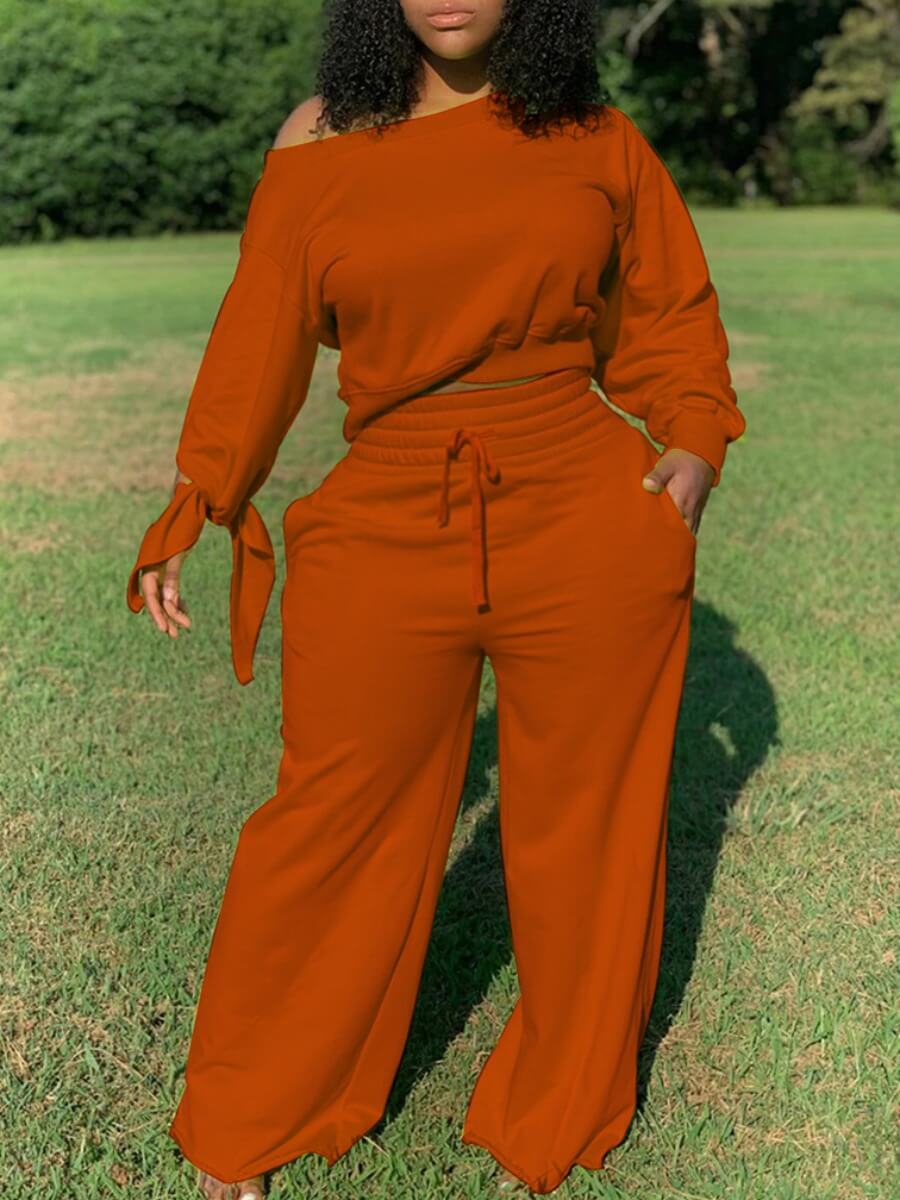 ladies orange pants