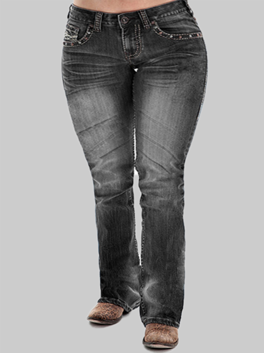 black plus size jeans